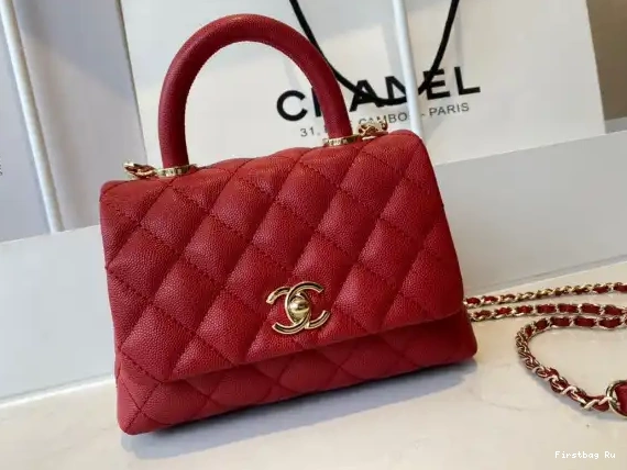 Firstbag Ru FLAP MINI WITH BAG CHANEL HANDLE TOP 0612